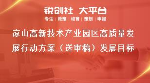 涼山高新技術產業(yè)園區(qū)高質量發(fā)展行動方案（送審稿）發(fā)展目標獎補政策