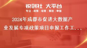 2024年成都市促進(jìn)大數(shù)據(jù)產(chǎn)業(yè)發(fā)展專(zhuān)項(xiàng)政策項(xiàng)目申報(bào)工作工作要求獎(jiǎng)補(bǔ)政策