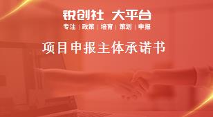 項(xiàng)目申報(bào)主體承諾書(shū)獎(jiǎng)補(bǔ)政策